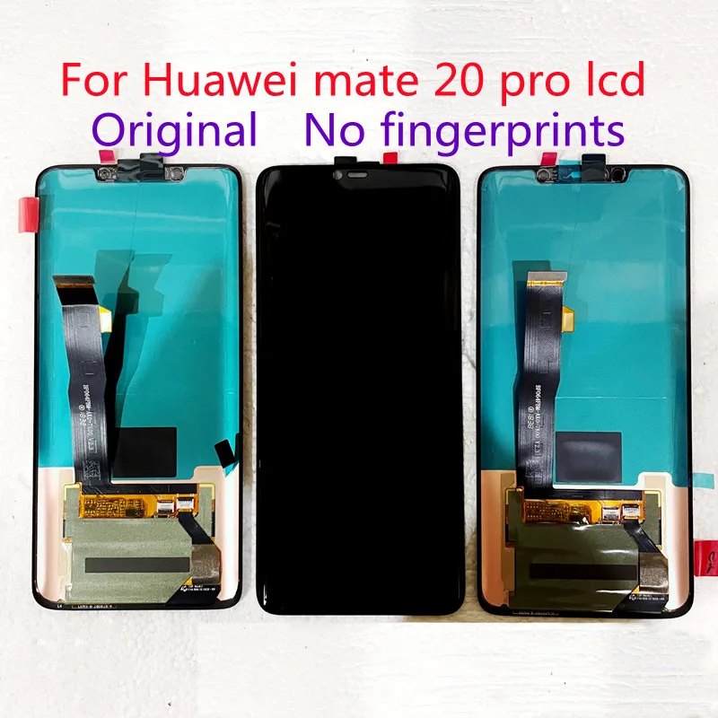 

For Huawei mate 20 pro lcd original super AMOLED display touch screen, mate20pro no frame, no fingerprint, with black dots