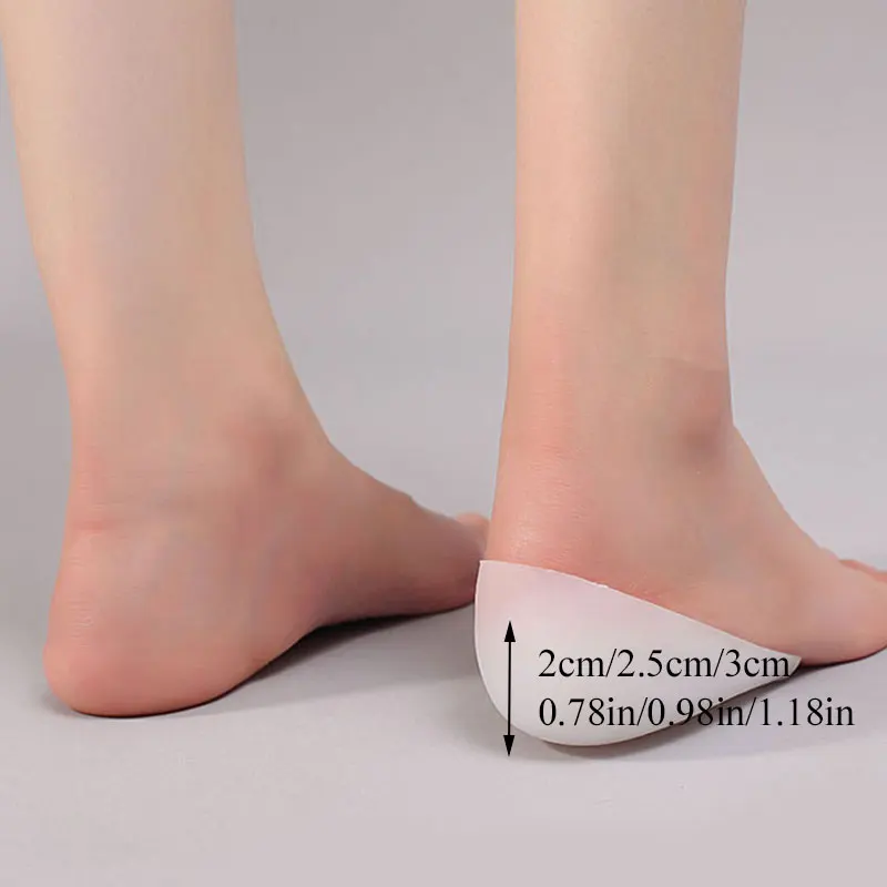 Невидимая стелька увеличивающая рост подтяжка обуви до 2 3 5 см силиконовые