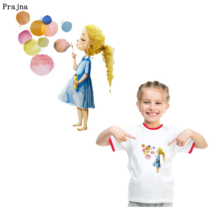 Prajna красивые наклейки для девочек глажки балерин на детскую футболку одежду