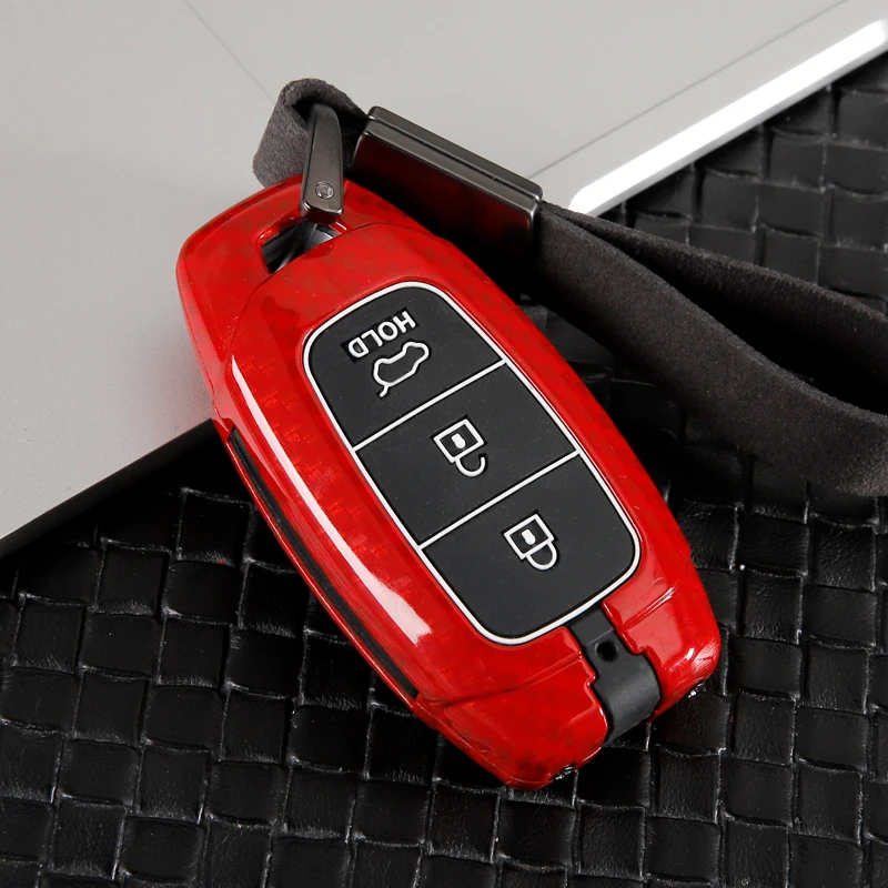 Чехол из цинкового сплава + силиконовый чехол для ключей от машины Hyundai Palisade HB20 Santa