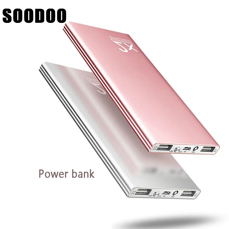 SOODOO водонепроницаемый портативный внешний аккумулятор 10000 мА/ч для всех