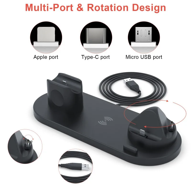 3 в 1 зарядная док-станция для Apple Watch подставка AirPods станция IPhone горячая Распродажа