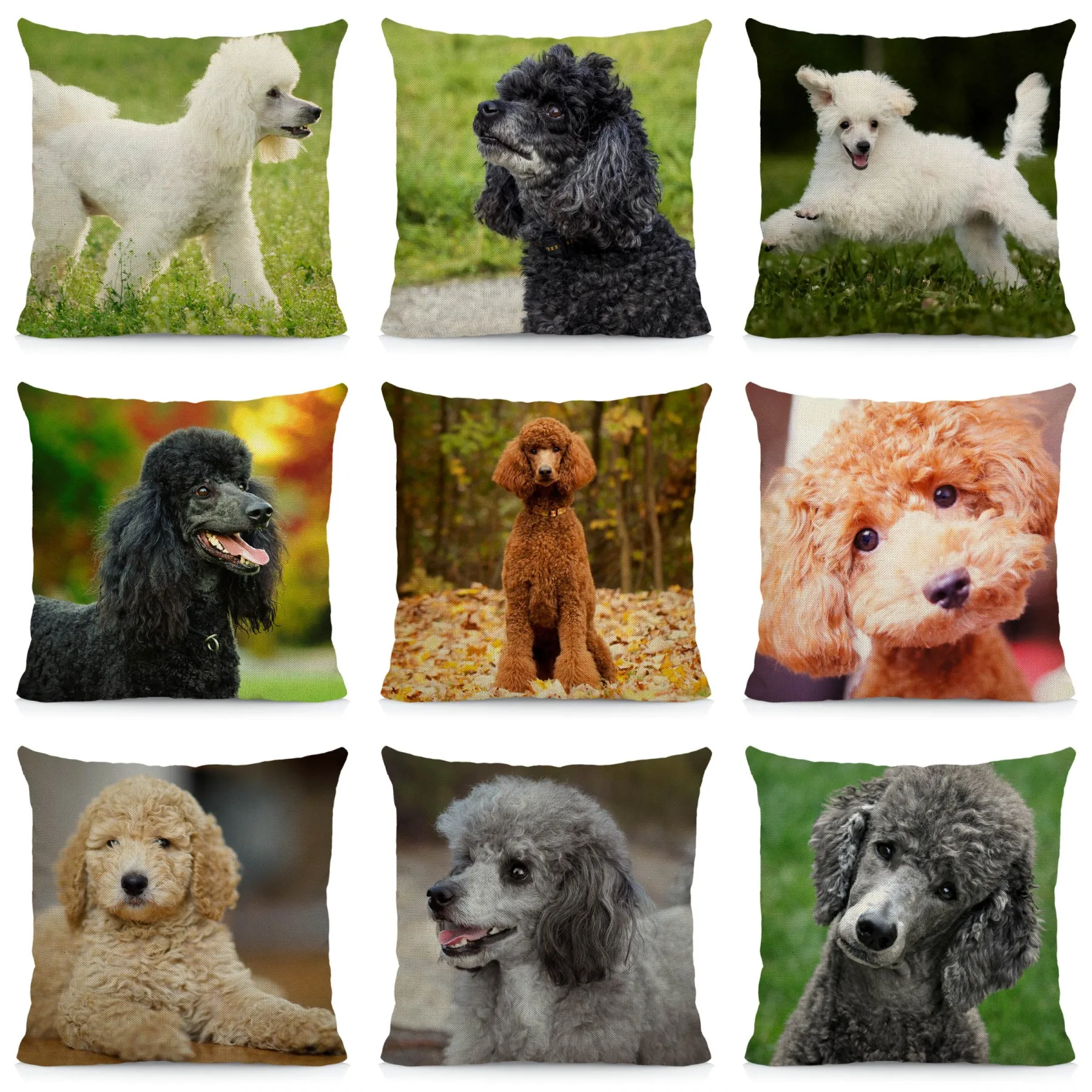 XUNYU наволочки для собак в виде пуделей декоративные подушки гостиной 45x45 см GXK06 |