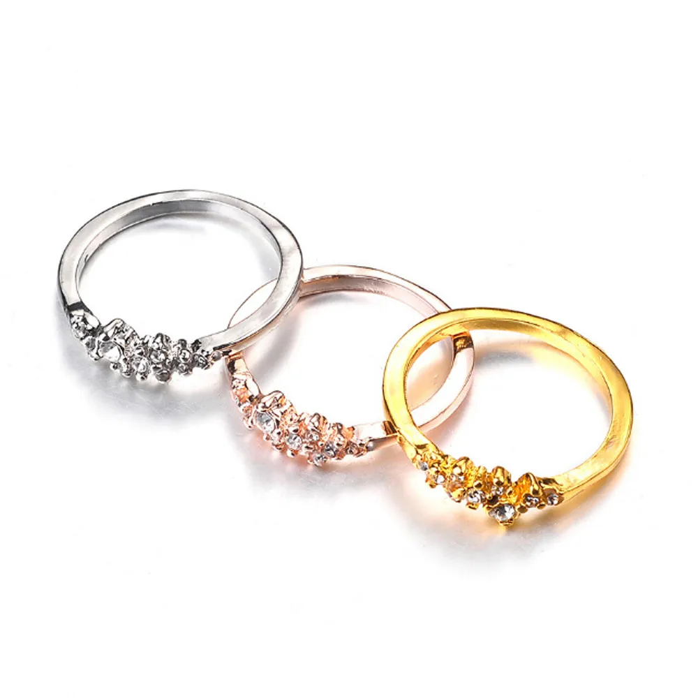 9 бриллиантов Женское кольцо невесты свадебное подарки на день рождения кольца