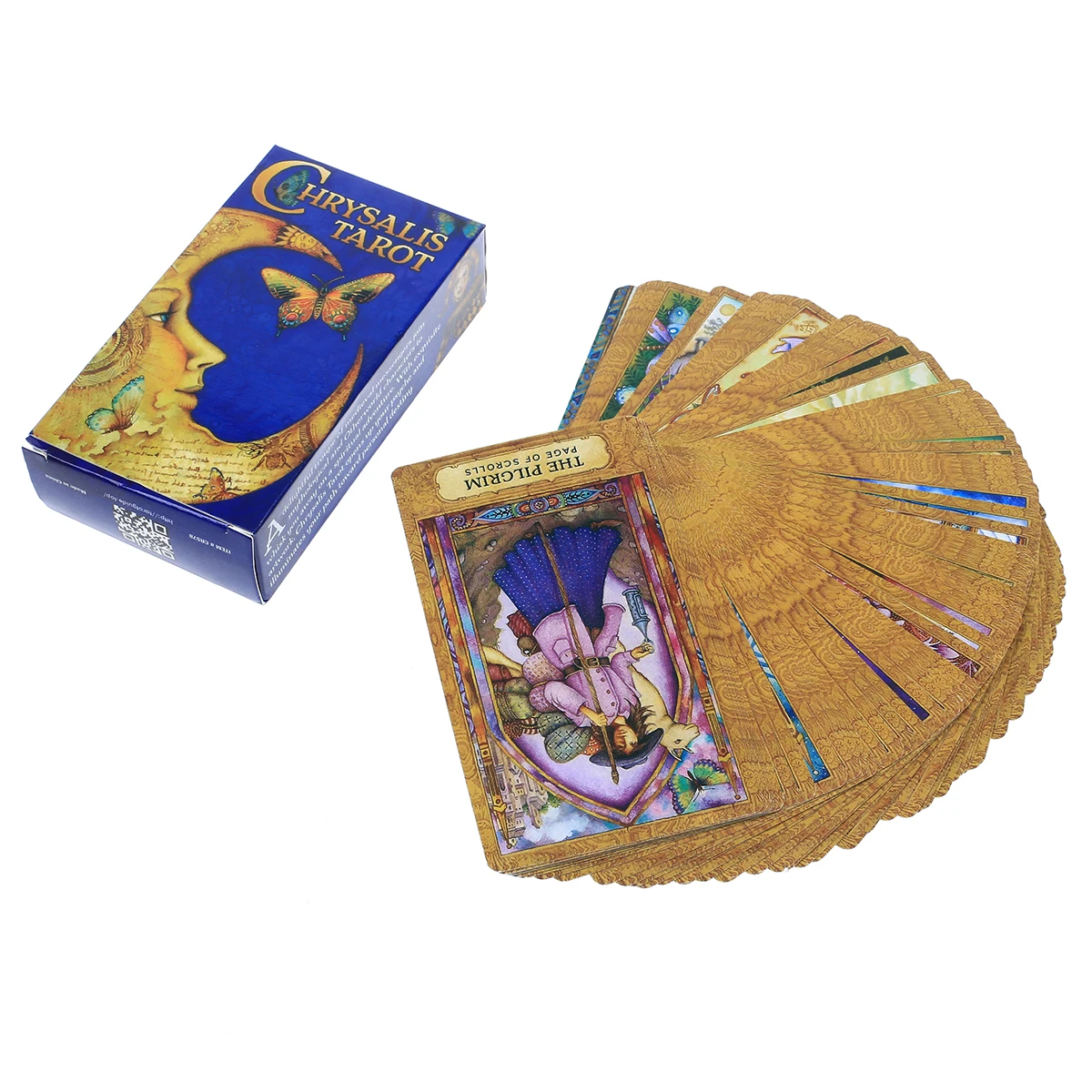 

Chrysalis Tarot Deck Card Game Friend Family Party Board Games Divination Fate Tarot Cards With PDF E-guide Book