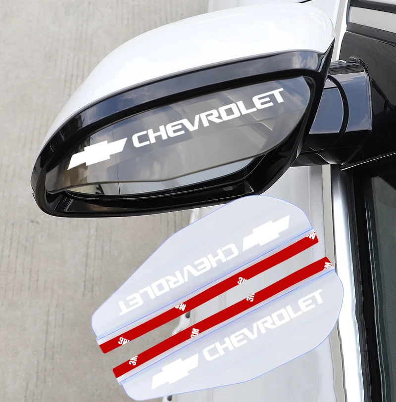 2 шт. Автомобильное зеркало заднего вида непромокаемый козырек от дождя чехол для