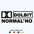 CK2302#30*11см наклейки на авто ДОЛБИТ НОРМАЛЬНО DOLBIT NORMAL'NO водонепроницаемые наклейки на машину наклейка для авто автонаклейка стикер этикеты винила наклейки