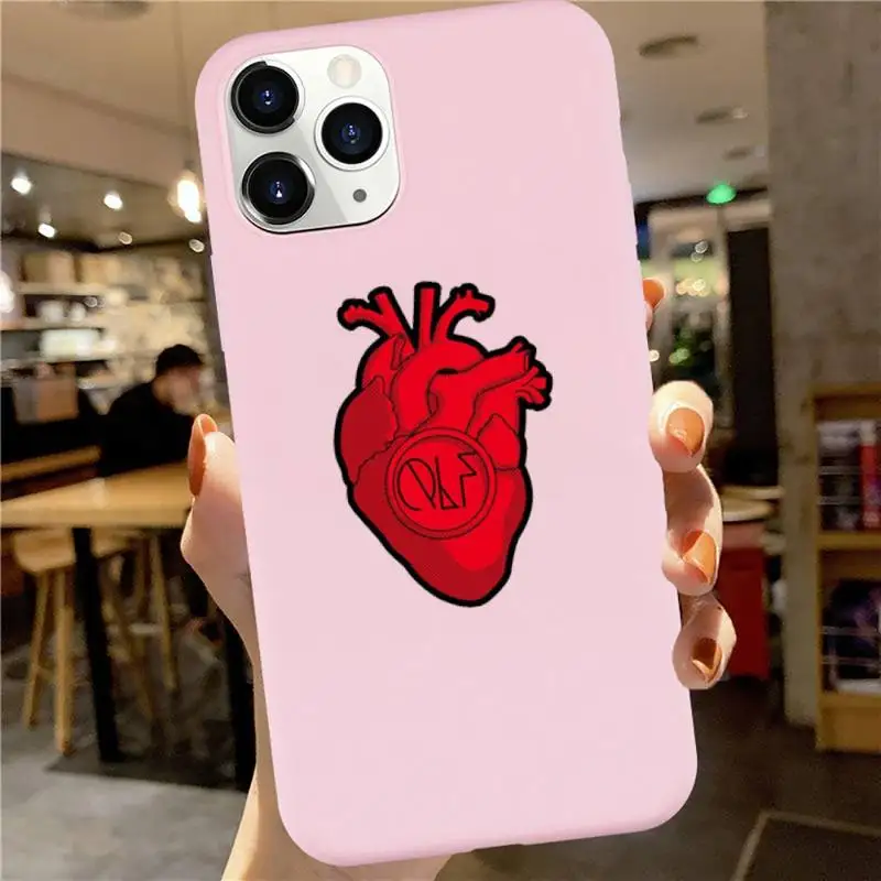 

PNL QLF Rapper Phone Case Candy Color for iPhone 6 7 8 11 12 s mini pro X XS XR MAX Plus