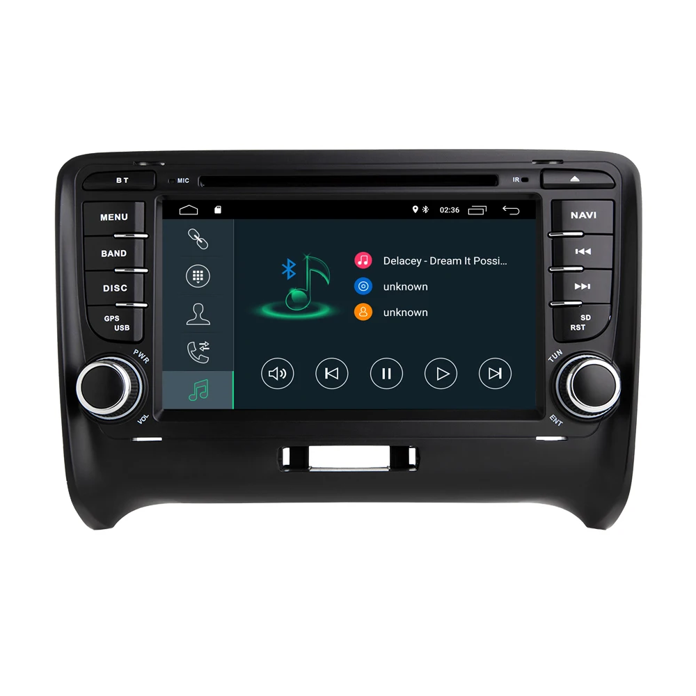 Android 9,0 Авторадио встроенный CarPlay gps навигация совместима с для Audi TT MK2 8J 2006- автомобильный Мультиплеер