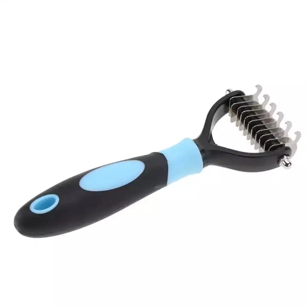 

2 Sided Professional Knot Comb Brush Hair Removal Combs Dog Brush Dog Comb Dog Cleaning Grooming Tool