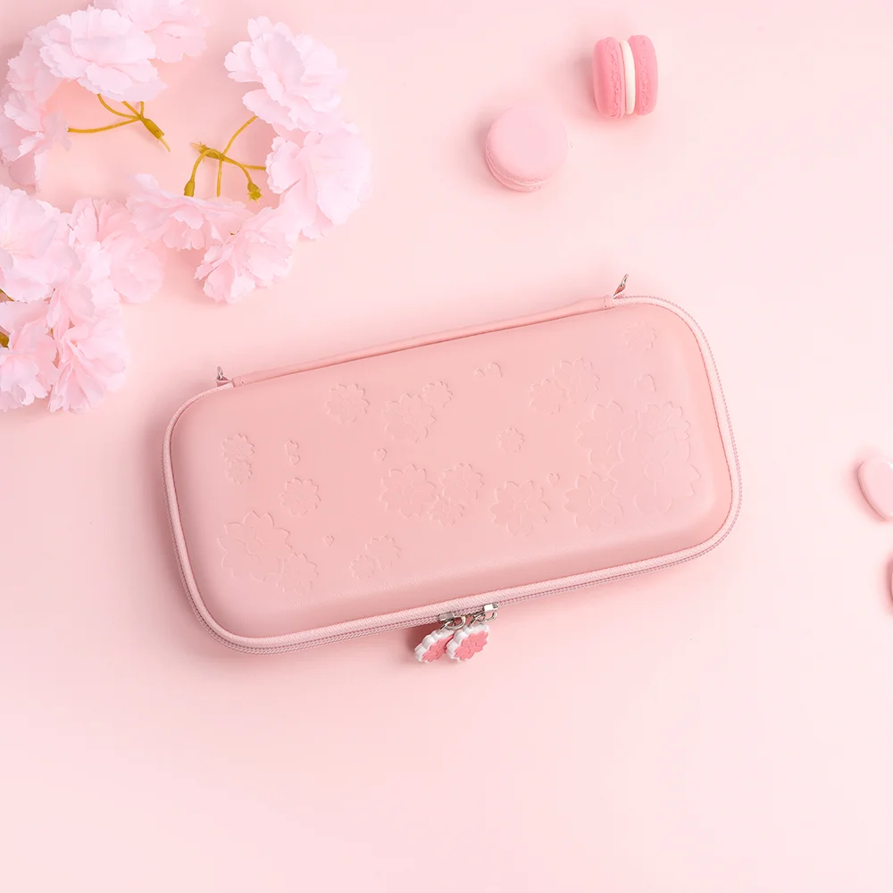 

Geekshare Sakura Pink Nintendo Switch Lite Portable Storage Bag Travel Carrying Case Shell Box For NS Lite Game Accessories Case