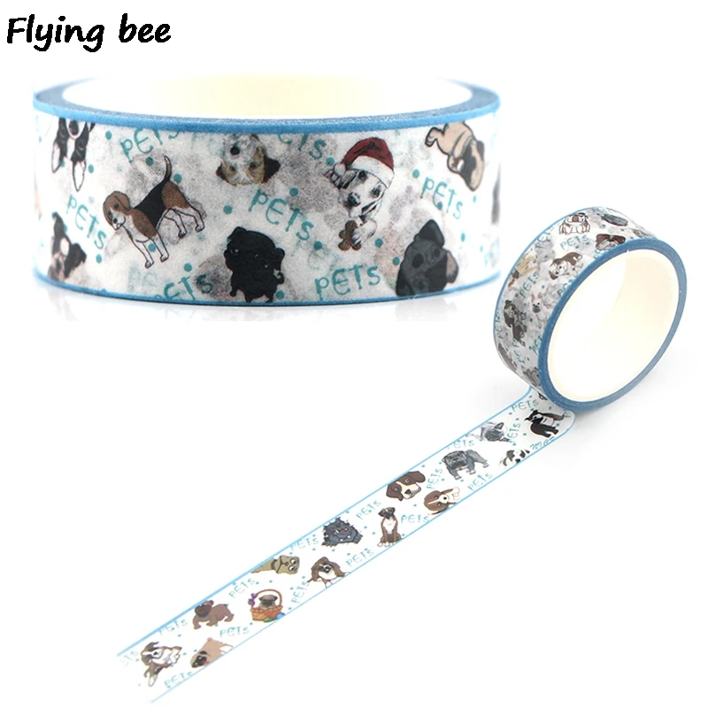 Бумажная Васи лента Flyingbee 20 шт./лот липкая для скрапбукинга сделай сам наклейка