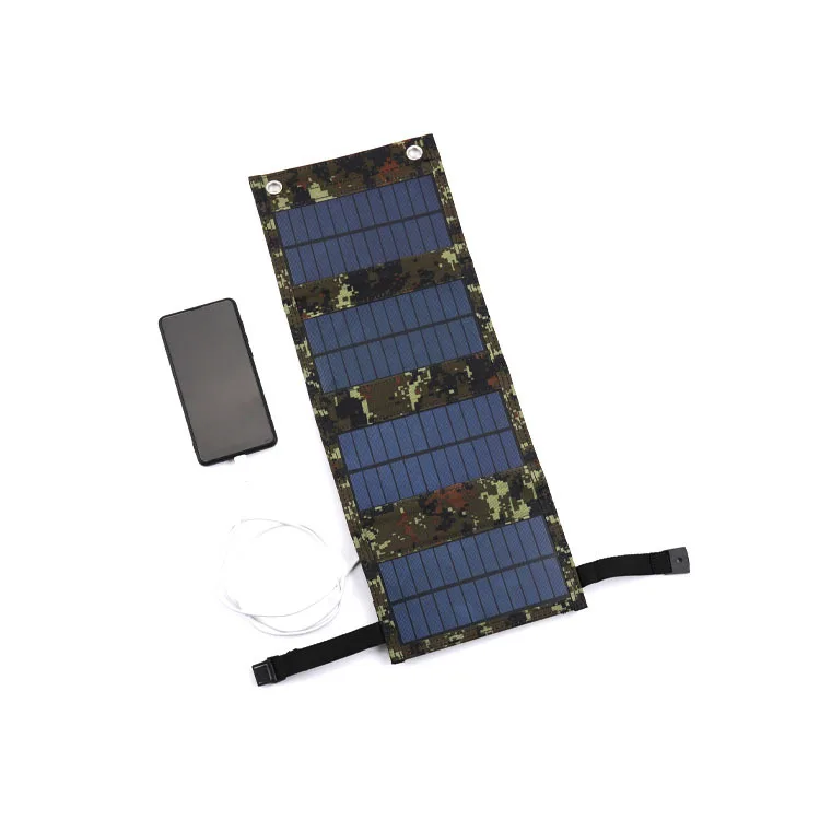 hot selling portable folding bag 10w mobile phone emergency usb outdoor solar charger free global shipping