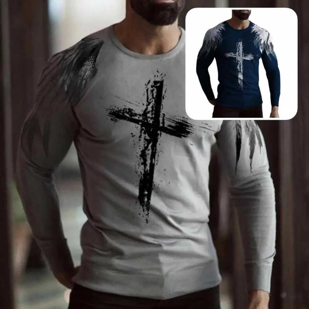 

Привлекательная отличная индивидуальная Мужская рубашка, мягкая Весенняя рубашка с круглым вырезом для улицы