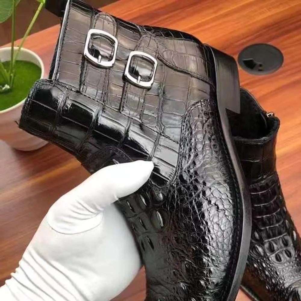 Рисунок 4 - Новые мужские крокодиловые ботинки yingshang