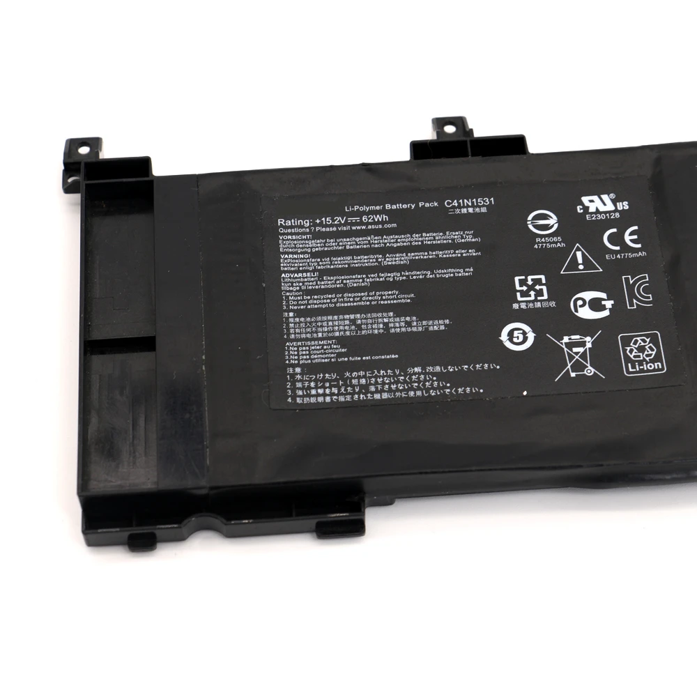 

C41N1531 Battery For Asus ROG Strix GL502VSK GL502VS GL502VY GL502VT GL502VT-1B GL502VS-1A RDG 15.2V Original Laptop Batteries