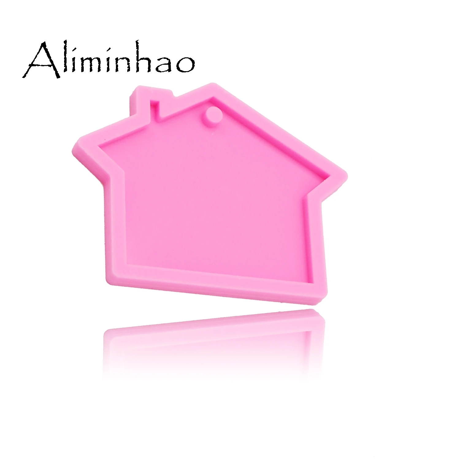 dy0112 shiny house silicone mold for resin liquid silicone mold diy resin decorative craft diy keychain mold free global shipping