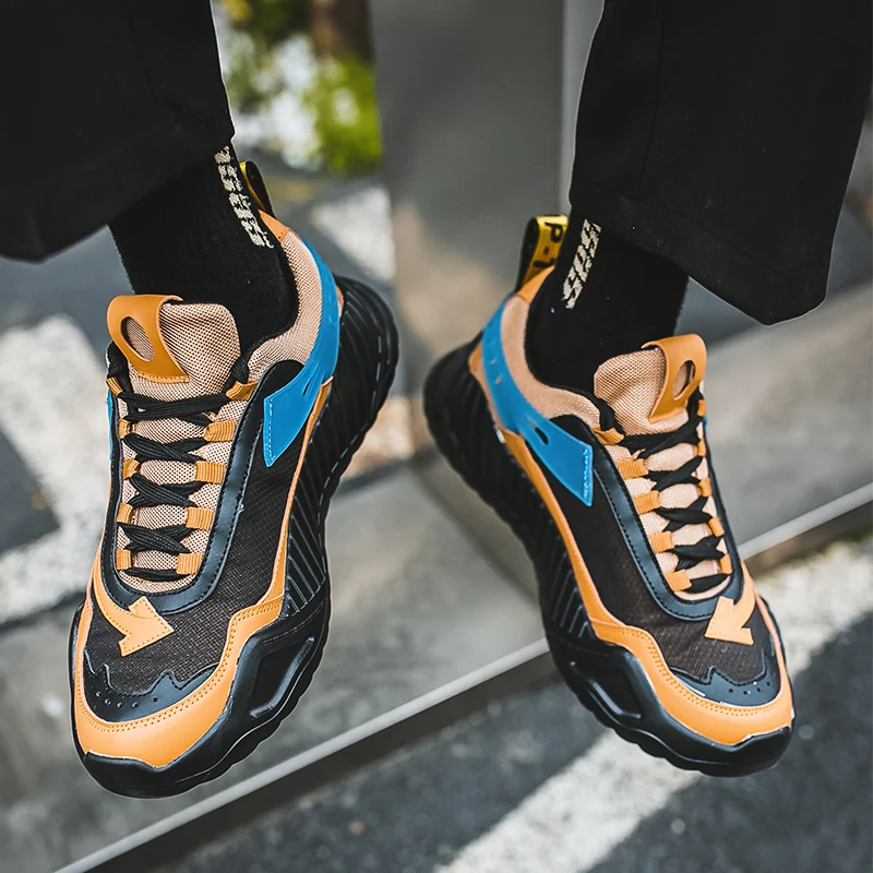 Мужские кроссовки на шнуровке Harogath повседневные уличные увеличивающие рост для