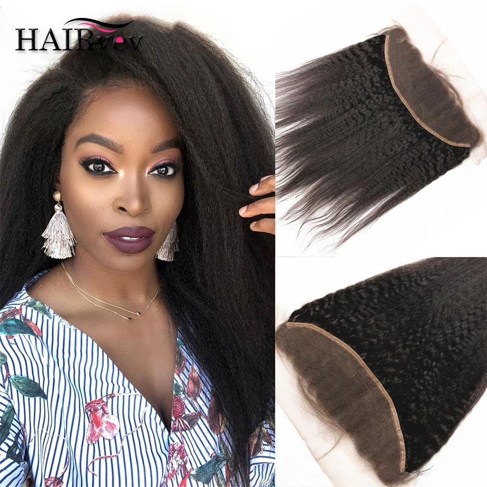 

13x4 HD Lace Closure Only Pre Plucked With Baby Hair Kinky Straight Brazilian Human Hair Swiss Lace Closure Only Free Part Yaki