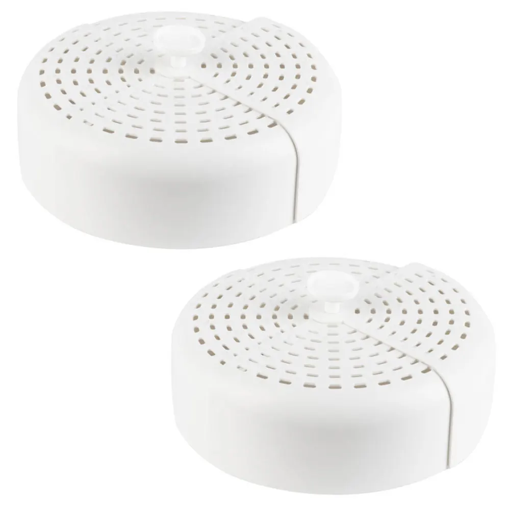 

2Pcs Breathable Hollow Food Covers Household Insect-proof Meal Covers (White)