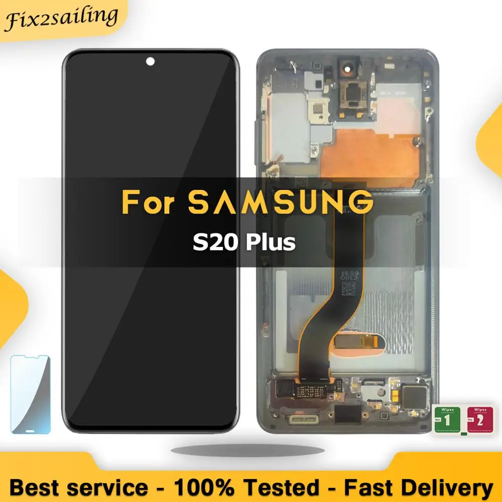AAA + качество для Samsung Galaxy S20 G980 G980F G980F/DS сенсорный экран в сборе Plus G985 G985F с |