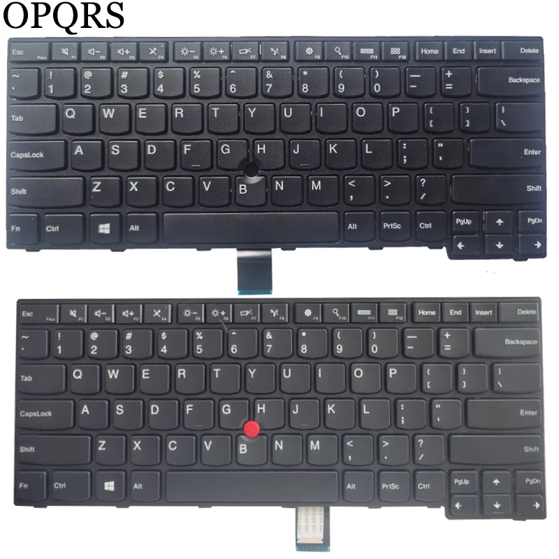 

New US Laptop keyboard For Thinkpad Edge E450 E455 E450C W450 04X6101 04X6141 04X6181 Black keyboard no backlight