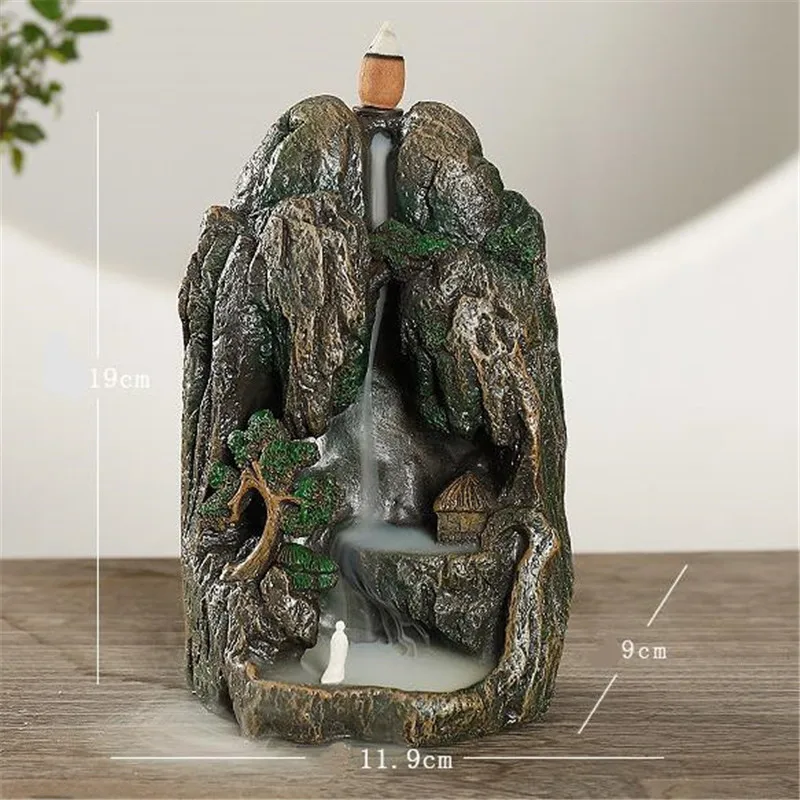 Горелка для благовоний Водопад из смолы креативная лампа ароматерапии домашний