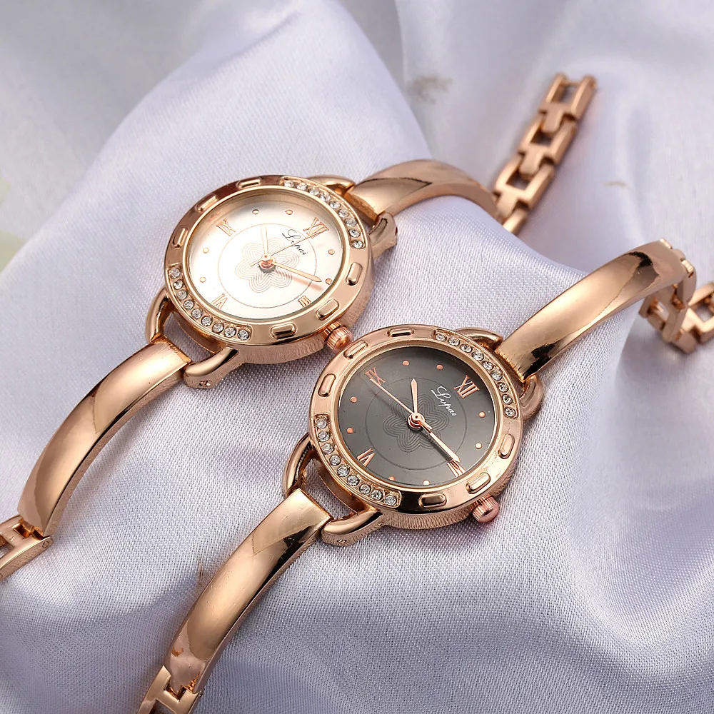 Новые женские часы кожаный браслет со стразами наручные модные унисекс