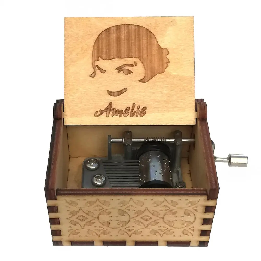 Прямая поставка деревянная музыкальная шкатулка ручной работы Star Juego De Tronos