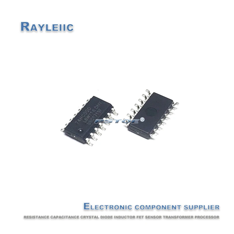 Новый 74HC00D SOP14 74HC00 SOP 14 SN74HC00DR SN74HC00 SMD четыре два входа NAND чип затвора Бесплатная