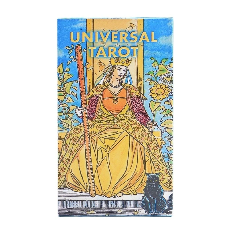 

New Tarot Universal Tarot Deck Oracle Card Size 12*7cm Tarot Card with Instruction Booklet Card Game Board Game for Adult
