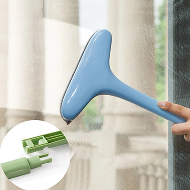 

Cleaning Brush Window Cleaner Long Handle Removable Multi-Purpose Cleaning Screen Window Dust Removal And Decontamination Brush