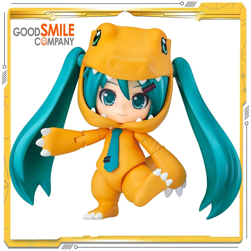 

Оригинальное приключение ГСК Digimon 20th Hatsune Miku Agumon 1439 аниме экшн-фигурная игрушка для детей подарок на Хэллоуин