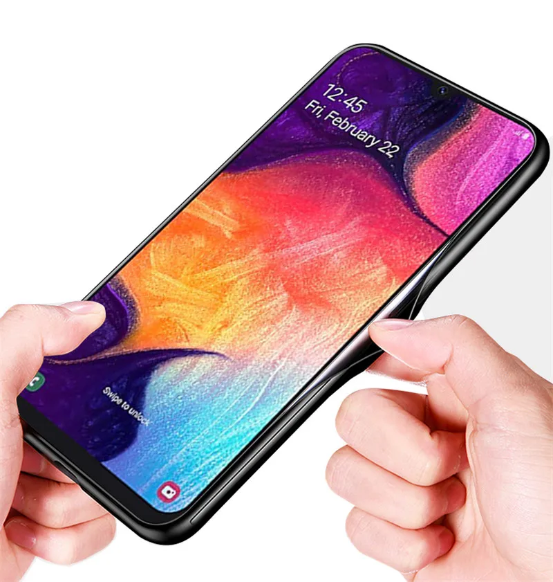 Популярный чехол для samsung Galaxy A50 A30s A50s Чехол классный роскошный стеклянный чехол для задней крышки для samsung A50 чехол мягкая рамка A 50 s