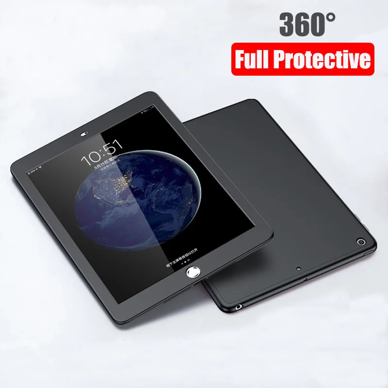 Роскошный чехол для планшета с полной защитой 360 iPad Mini 4 A1538 A1550 закаленное стекло