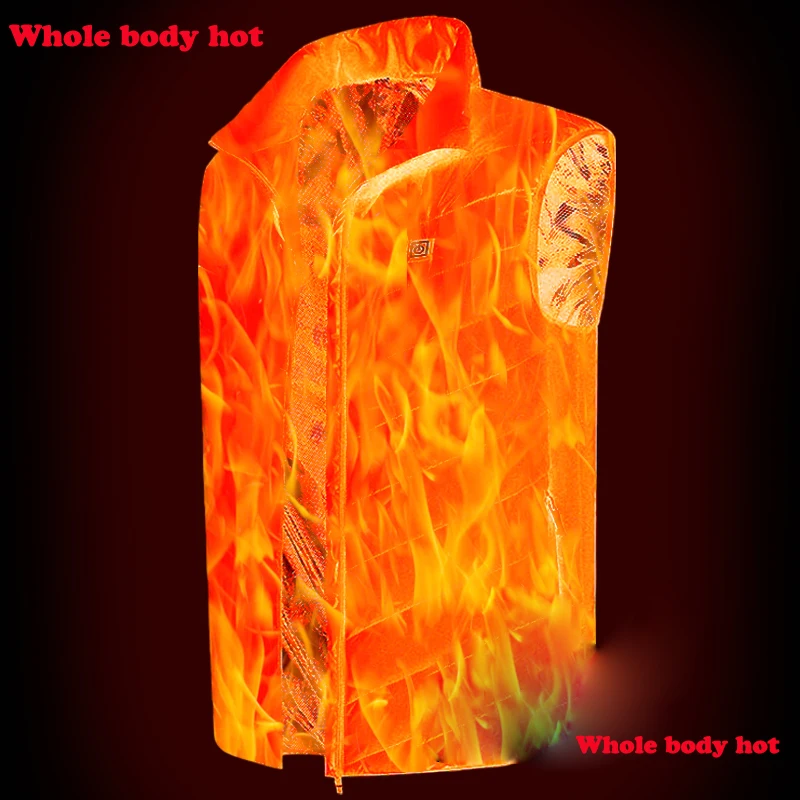 2020 Рождественский подарок унисекс уличная usb зарядка нагревательный жилет