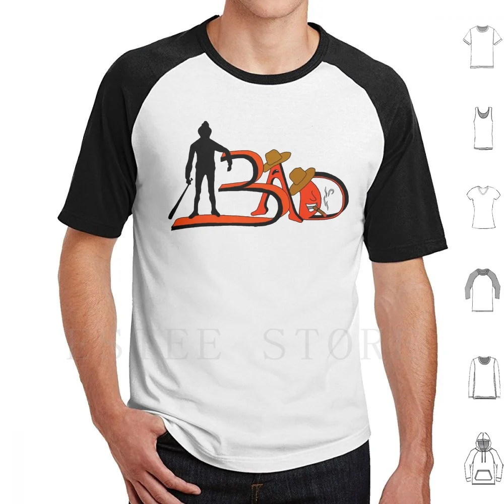 Мужская хлопковая футболка Badass 6Xl плохой Бад рисование бас мужчина крутой милый |