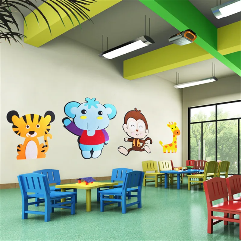 DIY ремесло войлочные принадлежности настенные наклейки для спальни Декор