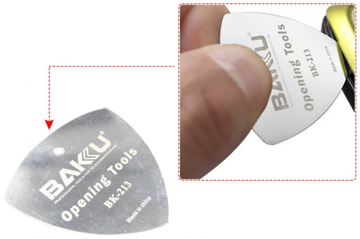 edelstahl hebeln opener metall gitarre picks öffnung reparatur für iphone samsung handy lcd screen eröffnung reparatur werkzeuge free g