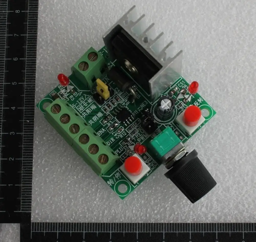 

2.5KHZ-68 KHZ Pulse Signal Generator * Stepper Motor Speed Regulator Controller * PWM Motor Driver / speed reversing control