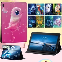 new tablet case for lenovo smart tab m10 fhd pluslenovo tab e10m10 10 1 high quality cute animal leather stand cover case