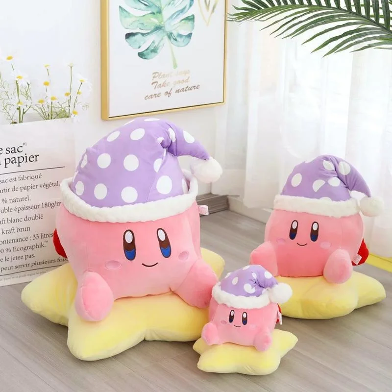 Lovely Japanese Game Peripheral Plush Toys Kirbies Stuffed Toy Sofa Cushion Kawaii Pillow Doll Gift Present For Kid Girl | Игрушки и