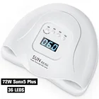 Светодиодный ная УФ-лампа для маникюра, лампа для всех видов гель-лака с ЖК-дисплеем, 150 Вт, 45 светодиодный Дов