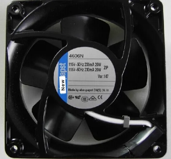 

4606N axial fan 119 x 119 x 38mm 180m3/h 115V AC 18W Cooling fan