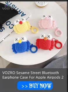 VOZRO Тоторо беспроводной Bluetooth чехол для наушников для Apple Airpods силиконовый чехол для наушников s для Airpods2 защитный чехол