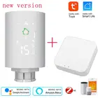 Новый привод радиатора Tuya ZigBee 3,0, клапан, умный программируемый термостат, терморегулятор, TRV Alexa Google Hone, голосовое управление