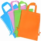 70gsm Нетканая ткань эко-шнурок сумка многоразовая Складная Экологичная сумка для покупок