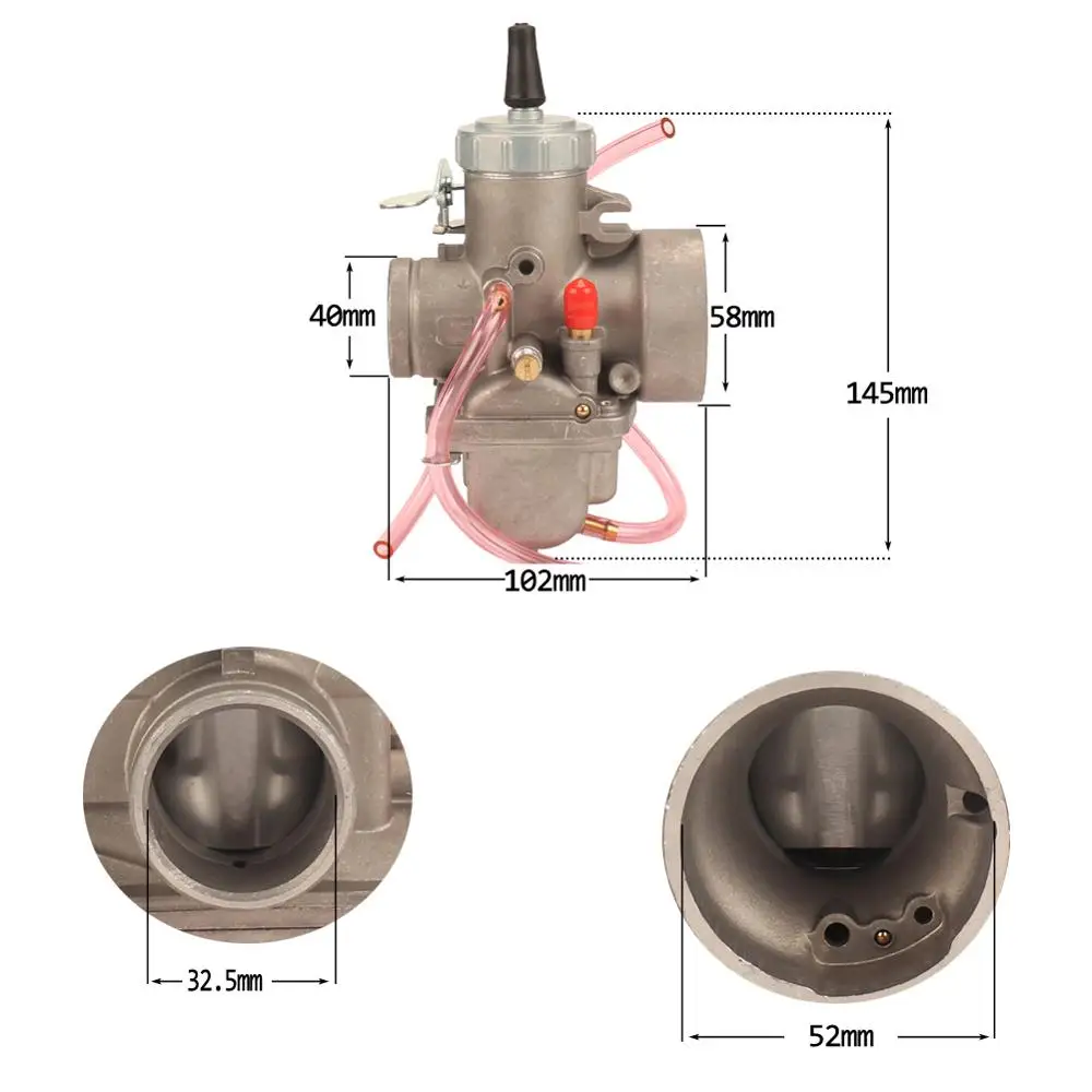 Мотоциклетный карбюратор для Mikuni VM32 33 32 мм Круглый Slide Carb 42 6010 13 5003|Карбюратор| |