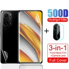 Матовая Гидрогелевая Защитная пленка для объектива камеры Xiaomi Poco F3 Poko Poxo PocoF3 F 3 6,67 дюйма, не стекло