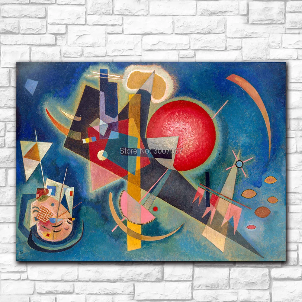Художественная роспись Wassily Kandinsky ручная холст для гостиной домашний декор